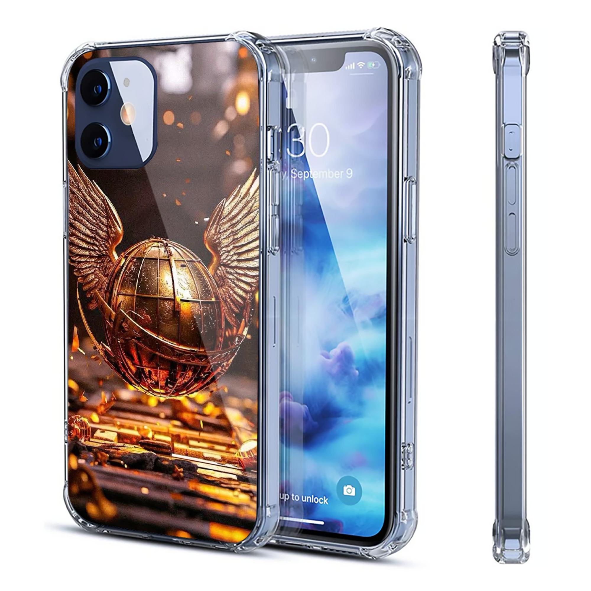 （画像用） Harry Potter ハリー・ポッターシリーズ 【iPhone 12シリーズ対応】透明スマホケース（クリアソフトケース）